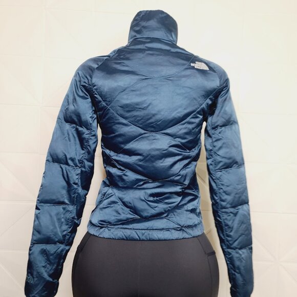 The North Face Women's Blue 550 Down Padded Outdoor Thermal Puffer Jacket Sz XS - Picture 3 of 10